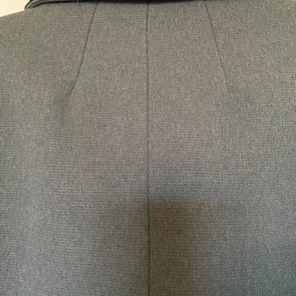 VINTAGE 60s Forstmann German Wool Gray Pea Coat Medium/Large - Picture 8 of 14